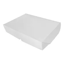 Caixa De Papel P/ Presente 20 Unid 35x24,5x6,5 R4 Branco