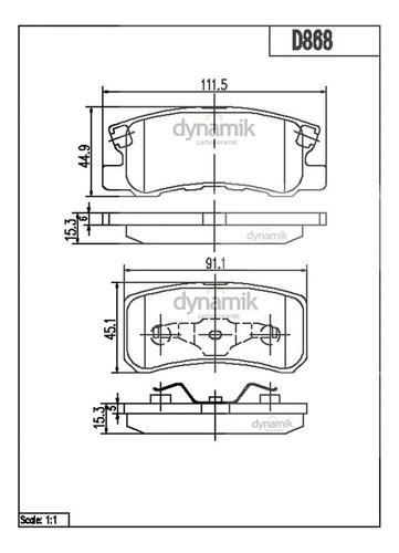 Balatas Traseras Para Bmw 328ci 2000 Foto 2