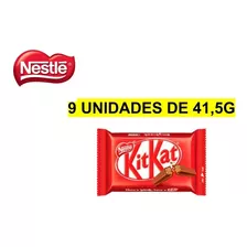 Chocolate Kit-kat Ao Leite- 9 Unidades