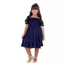 Vestido Ciganinha Luxo Moda Evangélica Infantil Menina Festa