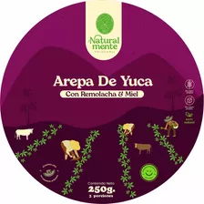 Arepa De Yuca Con Remolacha Y Miel 250 Gr