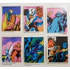 6 Figuritas Superheroes Marvel Comics 1980