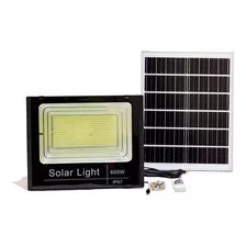Foco Solar 600w Pack X5 +panel+control+kit De Instalacion