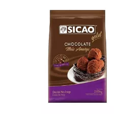 Chocolate Meio Amargo Sicao Em Gotas 2,05kg