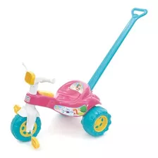 Triciclo Infantil Principe Princesa Com Alça 2231 Magic Toys Cor Rosa