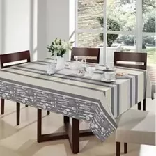 Toalha De Mesa Quadrada 4 Lugares 140x140cm Santista Royal