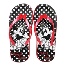 Sandalias Minnie Mouse Lunares Para Dama 