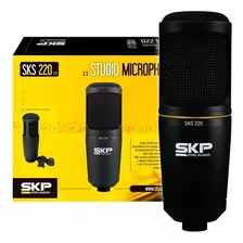 Skp Microfono Sks220 Condenser Hiper Cardioide + Funda 