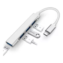 Adaptador Hub Tipo C A Usb 3.0 4 Puertos Pc Laptop Android