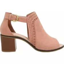 Zaaptillas Para Dama Vi Line 361 Rosa Casual Comoda Peep Toe