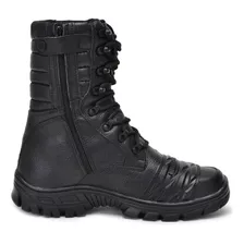 Bota Militar Com Ziper E Amortecedor 5188