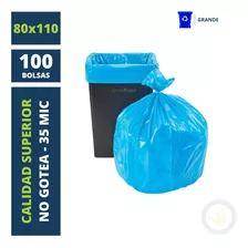 Bolsa Residuos Consorcio Basura Varios Colores 80x110 X100u