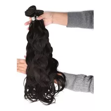 Cabelo Humano Liso Ondulado Tecido Na Tela Hair 150grs 55cm