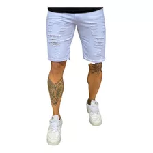 Bermuda Masculina Jeans Com Lycra Qualidade Premium 