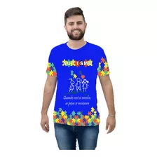 Camiseta Promoção Autismo Malha Dry Adulto E Infantil