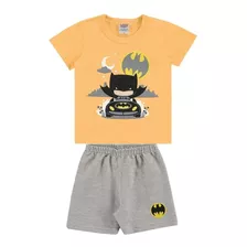 Conjunto Infantil Menino Batman Masculino Bebe