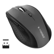 Mouse Inalambrico De Pc 6 Botones, Gris | E-yooso