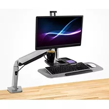 ¡móntalo! Estación De Trabajo Sit Stand Para Monitor Único Y