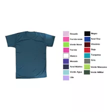 Franelas Unicolor Sublimar Uniformes Deportiva Casual Dryfit