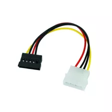 Cable De Poder Molex Macho A Sata Hembra 15 Centimetros