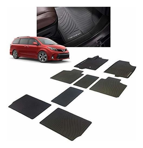 Tapetes - Toyota Genuine 2017 Sienna All-weather Floor Liner Foto 3