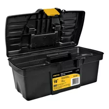 Caja Plástica Para Herramientas Industrial 13' Marca Pretul Color Negro