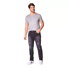 Calça Jeans Skinny Colada Justa Elastano Versatil Moderna