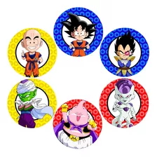 18 Obleas Comestibles 5 Cm Diámetro Dragon Ball