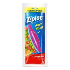 Ziploc Bolsas Para Organizar Grandes X 10u Cierra Facil