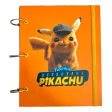 Fichário Pokémon Detetive Pikachu - Capa Dura - P/ 120 Cards