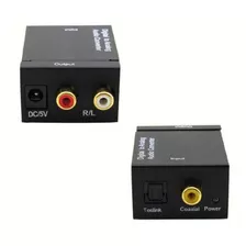 Conversor Optico Audio Spdif X Rca Digital P/ Analógico