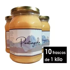 Miel Natural. Caja De 10 Frascos De 1 Kg. Envío Gratis.