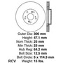 Disco Frenos Delantero Para Acura Csx  2008