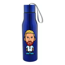 Termo Leo Messi Botilito Botella Aluminio Azul 650 Ml