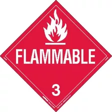 Labelmaster Z Rvw2 Flammable Liquid Hazmat Placard