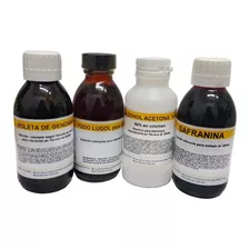 Kit Tincion Gram Colorantes Bacterias 250 Ml