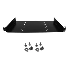 Bandeja Fixa 250mm Para Rack Com Porca Gaiola E Parafuso