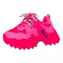 Tenis Barbie Princesas Kids Plataforma Niñas Tractor 