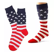 Calcetines - Calcetines - La Bandera Americana Para Hombre C