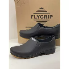 Classic Sapato Antiderrapante Segurança Flygrip Monseg Lctod