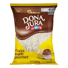 Flocos Macio Chocolate Branco Ideal P/ Bolos E Sorvetes 500g