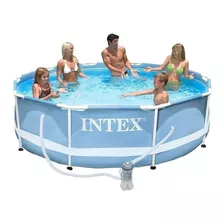 Piscina Intex 4.485 L Prism Estrutural Com Bomba Filtrante