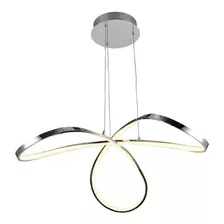 Luminária Lustre Orluce Wing De Led 32w Moderno Bivolt 3000k Cor Amarelo 110v/220v