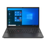 Laptop Lenovo Thinkpad E15 Gen 2 (intel) Black 15.6 , Intel Core I7 1165g7  16gb De Ram 512gb Ssd, Intel Iris Xe Graphics G7 96eus 1920x1080px Windows 10 Pro