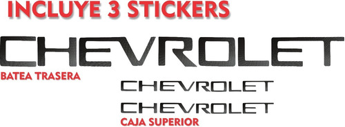 Sticker Calca Chevrolet Silverado Caja Batea 2019 2020 2021  Foto 2