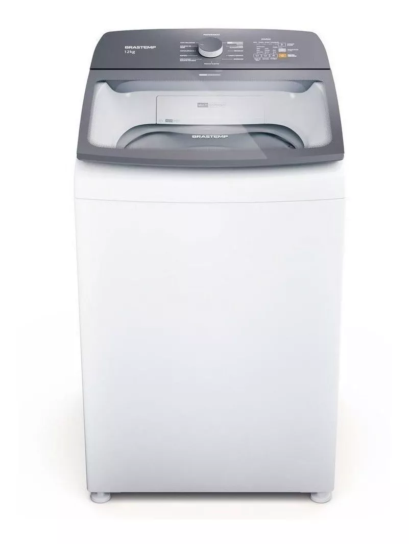 Máquina De Lavar Automática Brastemp Bwk12a Branca 12kg 110 v