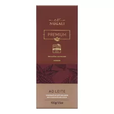 Chocolate Ao Leite 45% Cacau Nugali Premium Caixa 100g