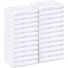 Utopia Towels Toallas De Salón Blancas, Paquete De 24 (no A 