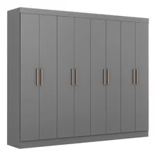 Guarda Roupa Casal 8 Portas 4 Gavetas Paris Espresso Dg