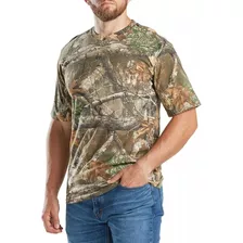 Playera Camo Camuflaje Caceria Manga Corta Camping Realtree